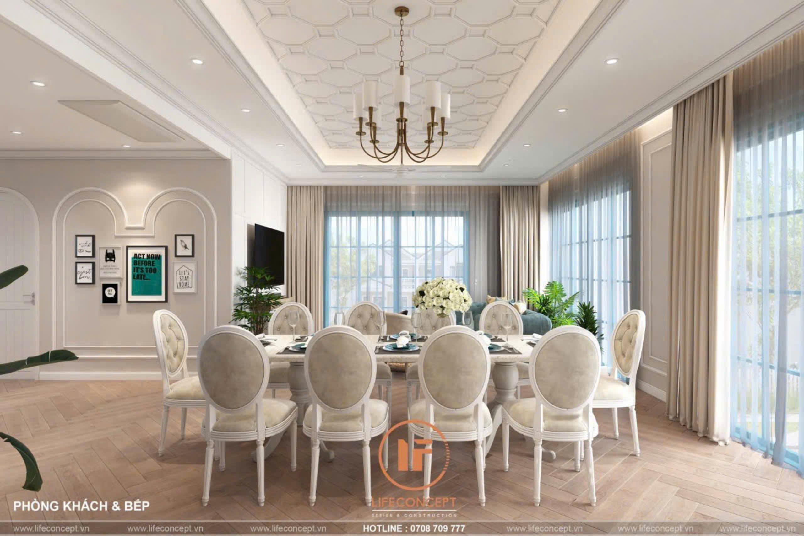 Nội thất PGA Golf Villa Novaworld nâng tầm đẳng cấp nội thất Villa biển
