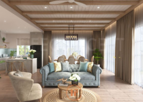 Nội thất tối giản cho nhà phố Aqua City | LIFECONCEPT