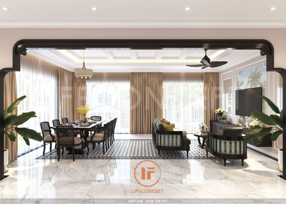 Thi công nội thất villa Hồ Tràm: giải pháp thiết kế, thi công và setup cho thuê | LIFECONCEPT